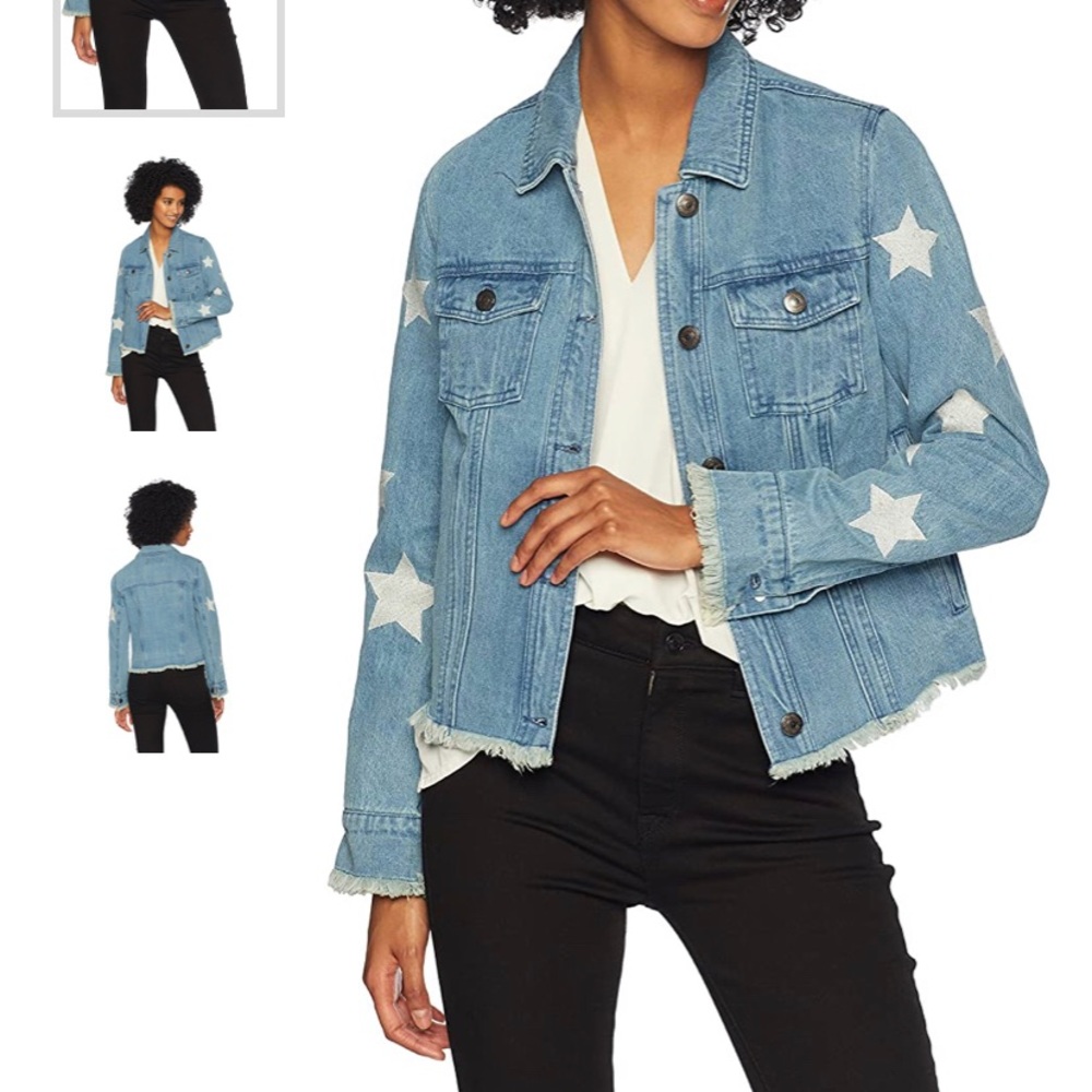NWOT Cupcakes and Cashmere Star Denim Jacket